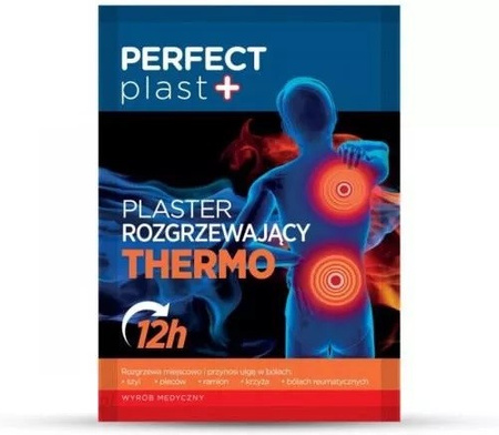 PLASTER ROZGRZEWAJĄCY THERMO 1 szt. (12 x 16 cm) - PERFECT PLAST