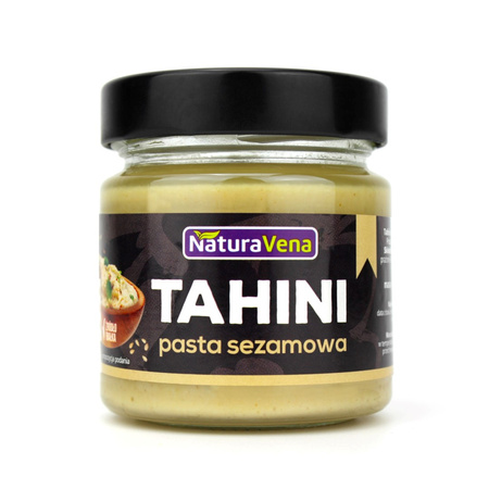 TAHINI PASTA SEZAMOWA 185 g - NATURAVENA