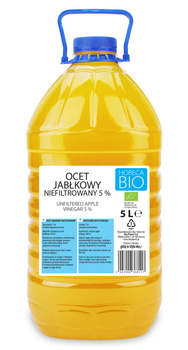 OCET JABŁKOWY 5 % NIEFILTROWANY BIO 5 L - HORECA