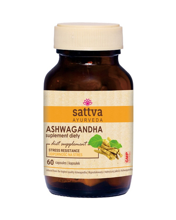 ASHWAGANDHA EKSTRAKT (450 mg) 60 KAPSUŁEK - SATTVA