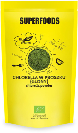 CHLORELLA W PROSZKU (GLONY) BIO 200 g - BIO PLANET