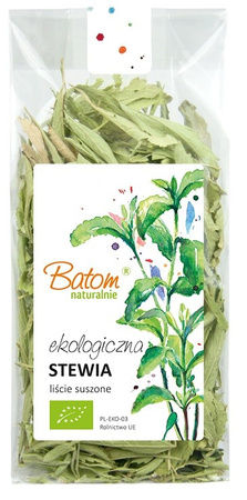 STEWIA LIŚCIE SUSZONE BIO 20 g - BATOM