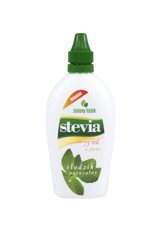 STEVIA SŁODZIK W PŁYNIE 75 ml - ZIELONY LISTEK