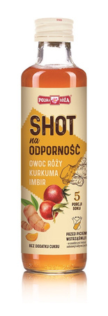 SHOT NA ODPORNOŚĆ 250 ml - POLSKA RÓŻA