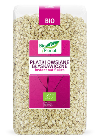 PŁATKI OWSIANE BŁYSKAWICZNE BIO 600 g - BIO PLANET