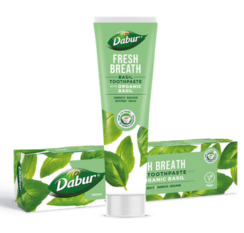 PASTA DO ZĘBÓW ŚWIEŻY ODDECH Z BAZYLIĄ 100 ml - DABUR