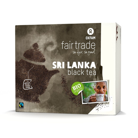 HERBATA CZARNA SRI LANKA FAIR TRADE BIO (100 x 1,8 g) 180 g - OXFAM