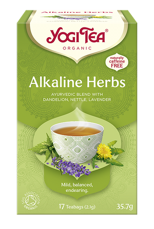 HERBATKA ZIOŁA ALKALICZNE (ALKALINE HERBS) BIO (17 x 2,1 g) 35,7 g - YOGI TEA