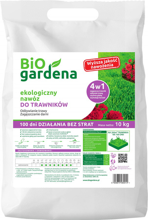 NAWÓZ DO TRAWNIKÓW ECO 10 kg - BIO GARDENA