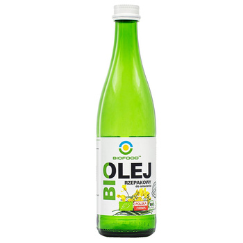 OLEJ RZEPAKOWY DO SMAŻENIA BEZGLUTENOWY BIO 500 ml - BIO FOOD