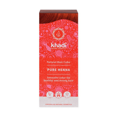 HENNA NATURALNA CZERWONA (RUDA) 100 g - KHADI