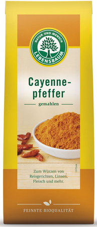 CHILI (PIEPRZ CAYENNE) BIO 50 g - LEBENSBAUM