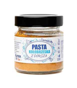 PASTA KOŁOBRZESKA Z DORSZA 140 g - KUTER FISH