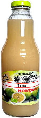 SOK Z ZIELONYCH GREJPFRUTÓW SWEETIE NFC BIO 1 L - JAFFA GOLD