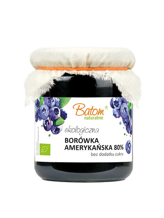 BORÓWKA AMERYKAŃSKA 80 %  BIO 260 g - BATOM