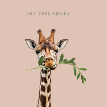 SERWETKI STOŁOWE BAMBUSOWE EAT YOUR GREENS 20 szt - CHIC-MIC