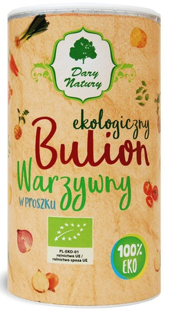 BULION WARZYWNY W PROSZKU BIO 200 g - DARY NATURY