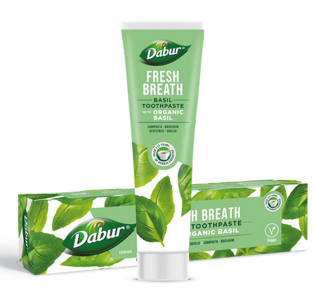 PASTA DO ZĘBÓW ŚWIEŻY ODDECH Z BAZYLIĄ 100 ml - DABUR