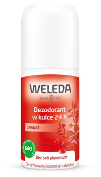 DEZODORANT W KULCE 24 h Z GRANATEM ECO 50 ml - WELEDA