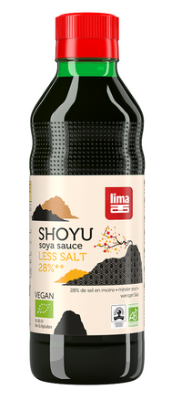 SOS SOJOWY SHOYU 28 % MNIEJ SOLI BIO 250 ml - LIMA