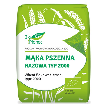 MĄKA PSZENNA RAZOWA TYP 2000 BIO 1 kg - BIO PLANET