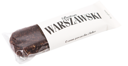 BATON CZARNA PORZECZKA Z KOKOSEM BEZGLUTENOWY 50 g - BATON WARSZAWSKI