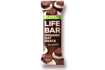 BATON OWSIANY BROWNIE BEZGLUTENOWY BIO 40 g - LIFEFOOD