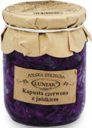 KAPUSTA CZERWONA Z JABŁKIEM 480 g (330 g) - LUNIAK