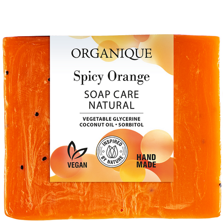 MYDŁO W KOSTCE SPICY ORANGE 100 g - ORGANIQUE