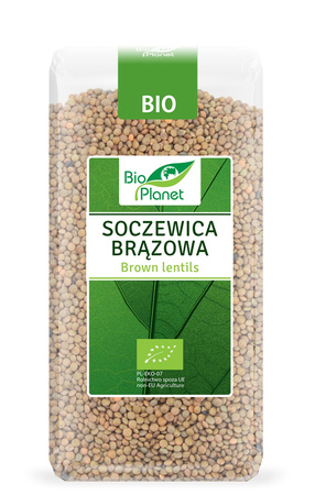 SOCZEWICA BRĄZOWA BIO 400 g - BIO PLANET