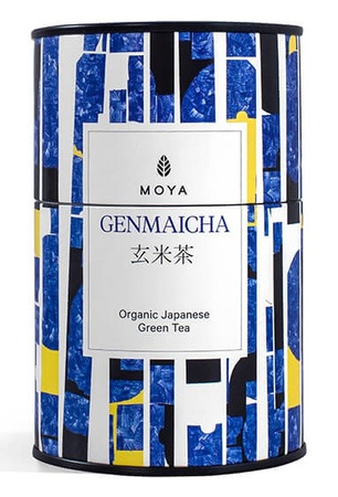 HERBATA GENMAICHA JAPOŃSKA - ZIELONA Z PRAŻONYM RYŻEM BIO 60 g - MOYA MATCHA