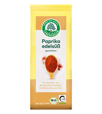 PAPRYKA SŁODKA MIELONA BIO 50 g - LEBENSBAUM