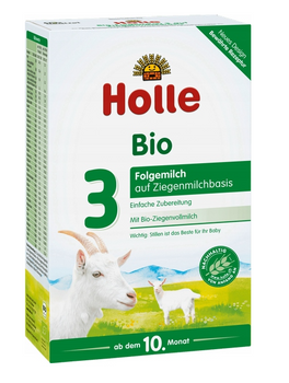 MLEKO NASTĘPNE KOZIE 3 DLA NIEMOWLĄT OD 10 MIESIĄCA BIO 400 g - HOLLE