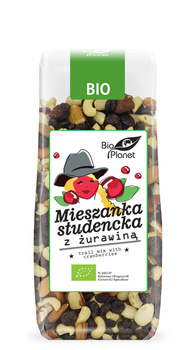 MIESZANKA STUDENCKA Z ŻURAWINĄ BIO 150 g - BIO PLANET