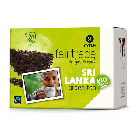 HERBATA ZIELONA EKSPRESOWA FAIR TRADE BIO (20 x 1,8 g) 36 g - OXFAM