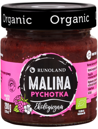 PYCHOTKA MALINA BIO 200 g - RUNOLAND