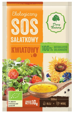 SOS SAŁATKOWY KWIATOWY BIO 10 g - DARY NATURY