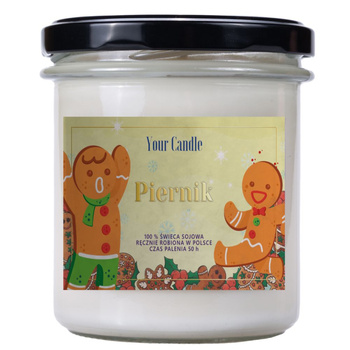 ŚWIECA SOJOWA PIERNIK 300 ml - YOUR CANDLE (PRODUKT SEZONOWY)