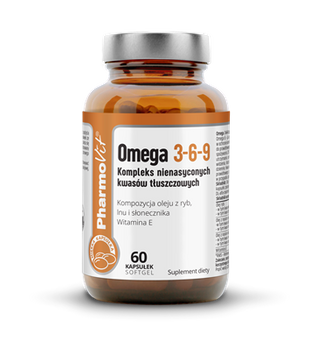 OMEGA 3-6-9 60 KAPSUŁEK - PHARMOVIT (CLEAN LABEL)