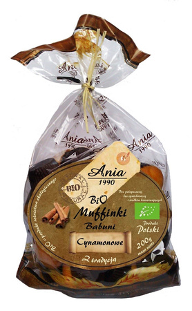 MUFFINKI BABUNI CYNAMONOWE BIO 200 g - BIO ANIA