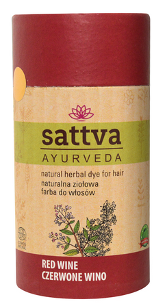 HENNA CZERWONE WINO ECO 150 g - SATTVA