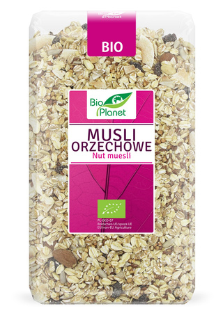 MUSLI ORZECHOWE BIO 600 g - BIO PLANET