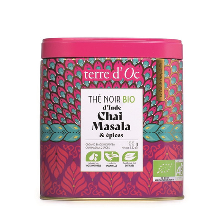 HERBATA CZARNA CHAI MASALA BIO 100 g - TERRE D'OC