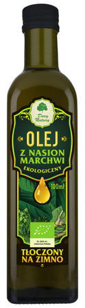 OLEJ Z NASION MARCHWI TŁOCZONY NA ZIMNO BIO 100 ml - DARY NATURY