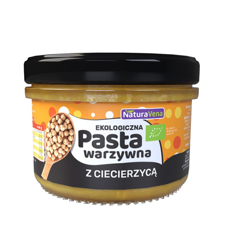 PASTA WARZYWNA Z CIECIERZYCĄ BIO 185 g - NATURAVENA