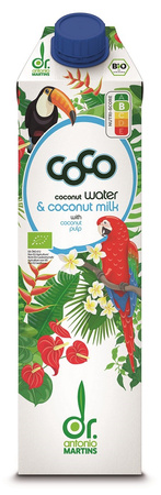 COCONUT MILK - NAPÓJ KOKOSOWY DO PICIA BIO 1 L - COCO (DR MARTINS)