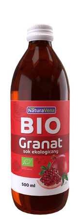 SOK Z GRANATU 100 % BIO 500 ml - NATURAVENA