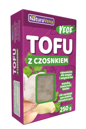 TOFU CZOSNKOWE 250 g - NATURAVENA