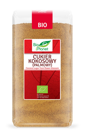 CUKIER KOKOSOWY (PALMOWY) BIO 500 g - BIO PLANET