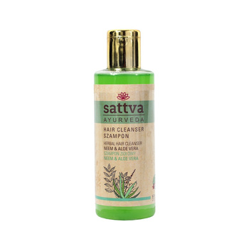 SZAMPON DO WŁOSÓW ZIOŁOWY NEEM I ALOES 210 ml - SATTVA